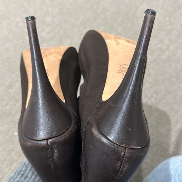 Charles David stretch & leather high heel booties - Picture 6 of 6